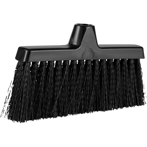 Balai oblique ColorCore, Crins Moyen, 10", Polypropyl&egrave;ne, Noir Duraquip Inc