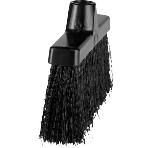 Balai oblique ColorCore, Crins Moyen, 10", Polypropyl&egrave;ne, Noir Duraquip Inc