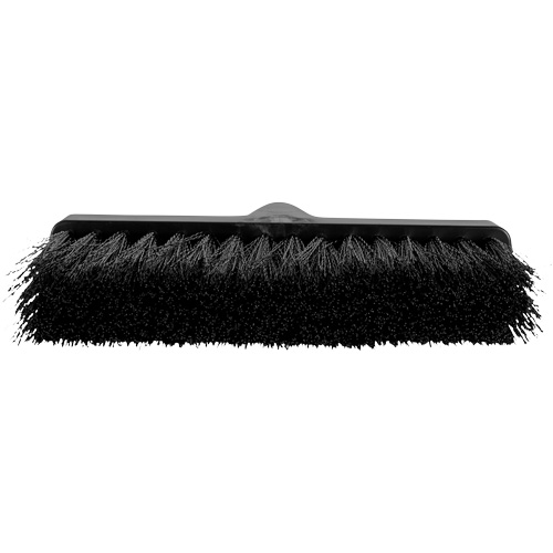 Balai oblique ColorCore, Crins Moyen, 10", Polypropyl&egrave;ne, Noir Duraquip Inc