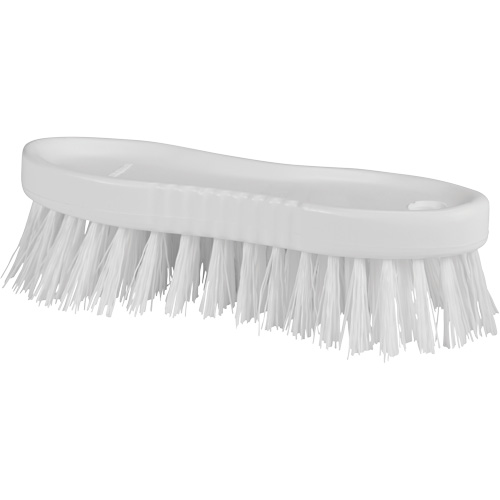 ColorCore Hand Brush, Stiff Bristles, 6" Long, White Duraquip Inc