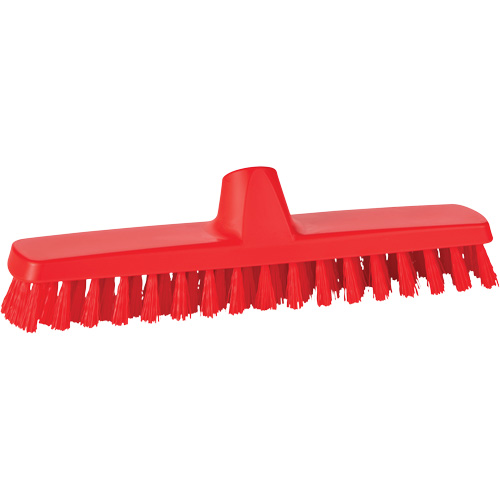 ColorCore Wall Brush, Stiff Bristles, 12" Long, Red Duraquip Inc