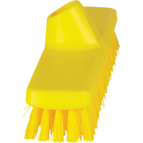 Brosse &agrave; r&eacute;curer ColorCore pour murs, Soies Ferme, Longueur de 12", Jaune Duraquip Inc