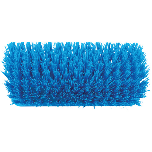Brosse &agrave; angle double ColorCore pour surfaces hautes et basses, Soies Ferme, Longueur de 10", Bleu Duraquip Inc