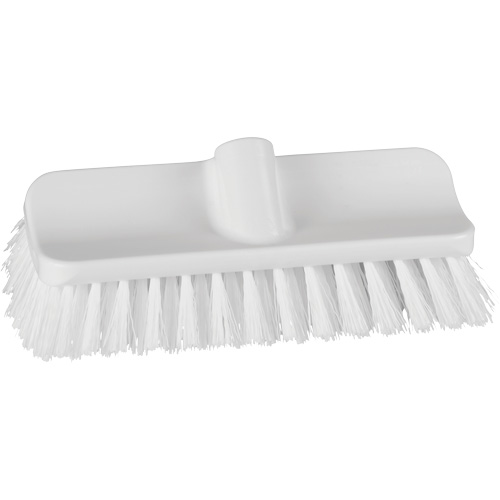 Brosse &agrave; angle double ColorCore pour surfaces hautes et basses, Soies Ferme, Longueur de 10", Blanc Duraquip Inc
