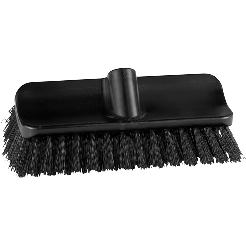 Brosse &agrave; angle double ColorCore pour surfaces hautes et basses, Soies Ferme, Longueur de 10", Noir Duraquip Inc