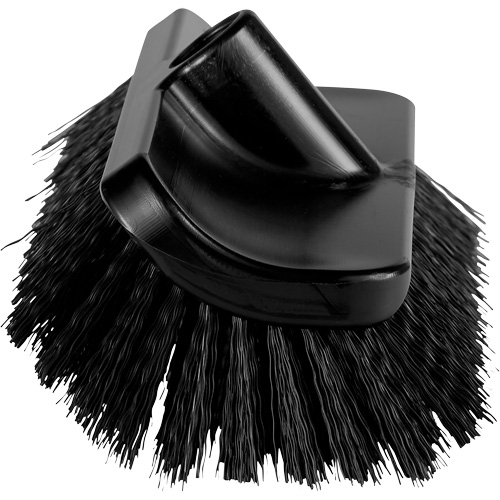 Brosse &agrave; angle double ColorCore pour surfaces hautes et basses, Soies Ferme, Longueur de 10", Noir Duraquip Inc