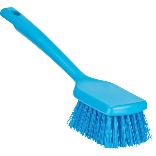 Brosse &agrave; manche court ColorCore, Soies Ferme, Longueur de 12", Bleu Duraquip Inc