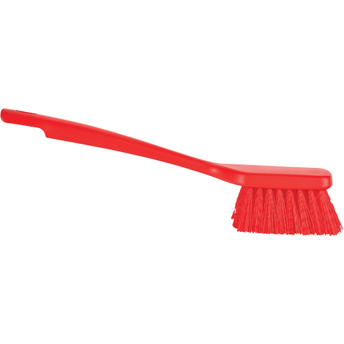 Brosse &agrave; manche court ColorCore, Soies Ferme, Longueur de 12", Rouge Duraquip Inc