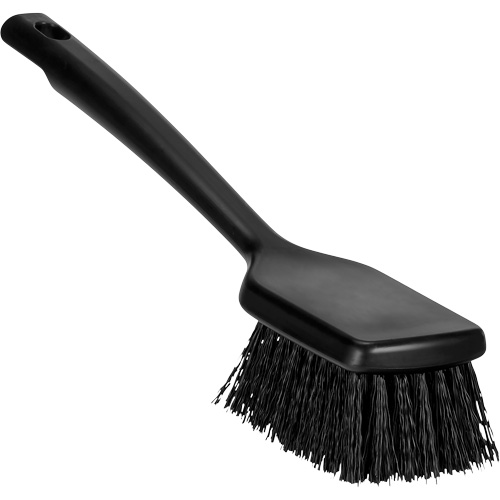 Brosse &agrave; manche court ColorCore, Soies Ferme, Longueur de 12", Noir Duraquip Inc