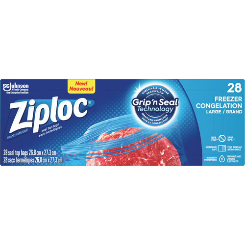 Sacs de cong&eacute;lation Ziploc Duraquip Inc