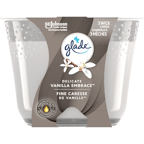 Glade&reg; 3-Wick Candle, Delicate Vanilla Embrace Duraquip Inc