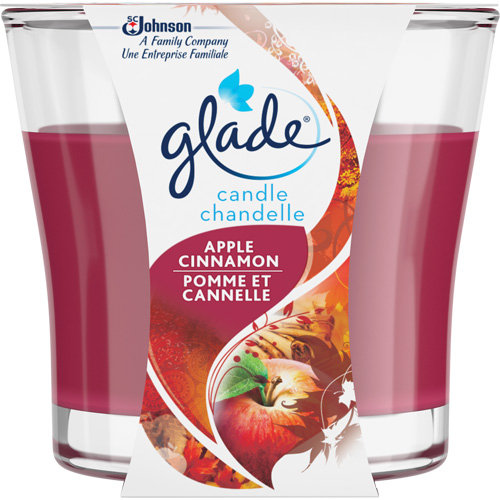 Chandelle en pot Glade, Pomme cannelle Duraquip Inc