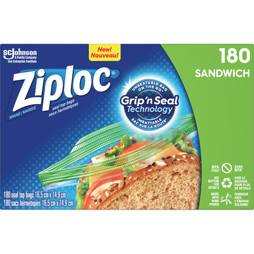Sacs &agrave; sandwichs Ziploc Duraquip Inc