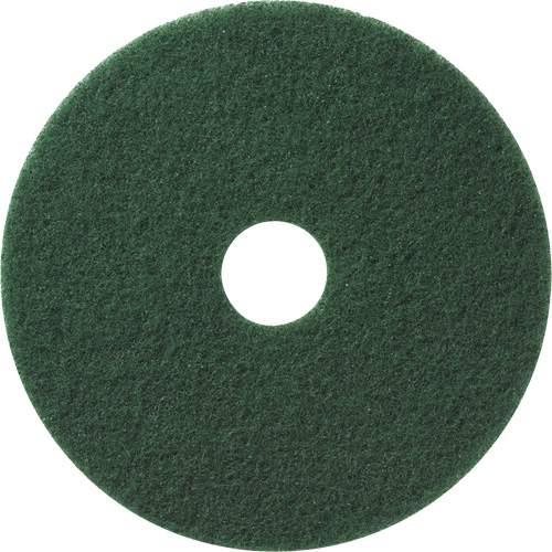 Floor Pads, 12", Scrubbing/Stripping, Green Duraquip Inc