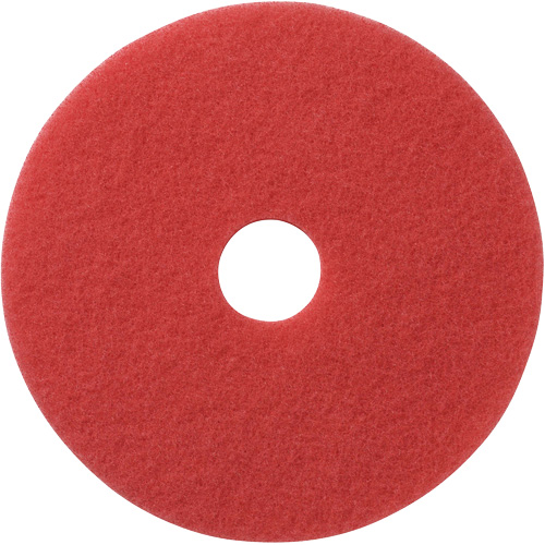 Floor Pads, 12", Buffing, Red Duraquip Inc