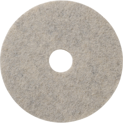 Combo Floor Pads, 19", Buffing/Burnishing, Beige Duraquip Inc