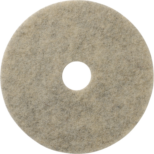 Porko Plus Floor Pads, 19", Buffing/Burnishing, Beige Duraquip Inc