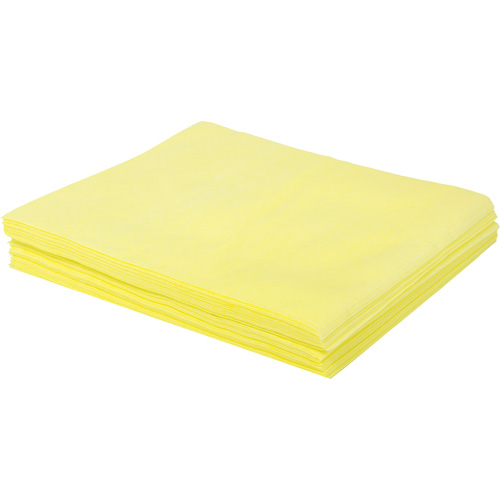 Chiffon &agrave; poussi&egrave;re trait&eacute; &agrave; l'huile pour service moyen TaskBrand, Polyester, Jaune Duraquip Inc
