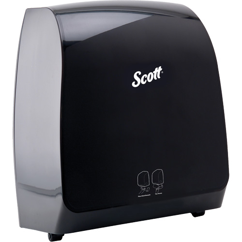 Distributeur de serviettes en rouleaux durs Scott Pro, &eacute;lectronique/Sans contact, 12,66" la x 9,18" p x 16,44" h Duraquip Inc