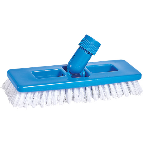 Universal Scrub & Grout Brush, 9" L, Polypropylene Bristles, White Duraquip Inc