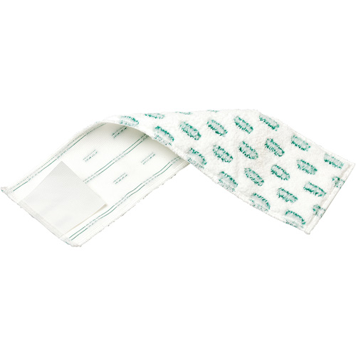 Tampon &agrave; vadrouille plat, R&eacute;cureur, Microfibre, 4-3/4" x 16" Duraquip Inc