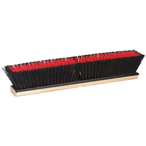 Balai-brosse polyvalent, 24", Cors&eacute;/Moyen, Soies PVC Duraquip Inc