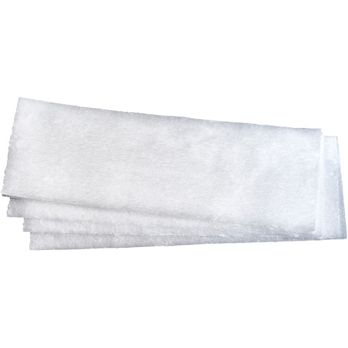 Static Attack Mop Sheets, Polyethylene, White Duraquip Inc