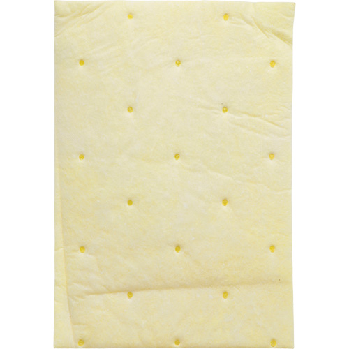 High Capacity Chemical Sorbent Pad, Hazmat, 14.5" x 9.25", 26.3 gal Absorbancy Duraquip Inc