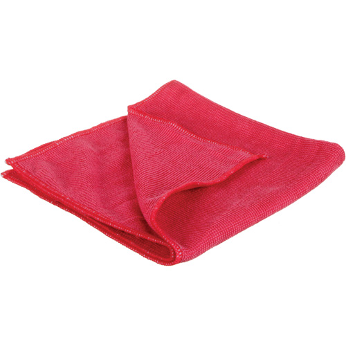 Chiffon de nettoyage haute performance Scotch-Brite, Microfibre, Rouge Duraquip Inc