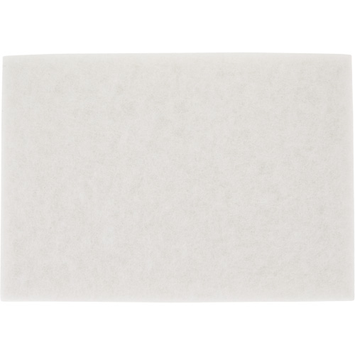 Tampon pour planchers TopLine Speed, 14" x 20", Lustrage/Nettoyage/Polissage, Blanc Duraquip Inc