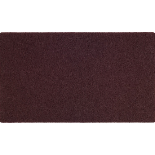 Tampon de m&eacute;lange naturel, 14" x 20", &agrave; r&eacute;curer, Marron Duraquip Inc