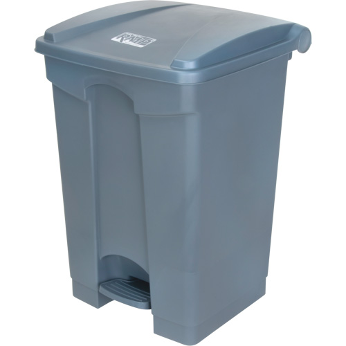 Poubelle &agrave; p&eacute;dale, Plastique, Capacit&eacute; 12 gal. US Duraquip Inc