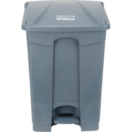 Poubelle &agrave; p&eacute;dale, Plastique, Capacit&eacute; 12 gal. US Duraquip Inc