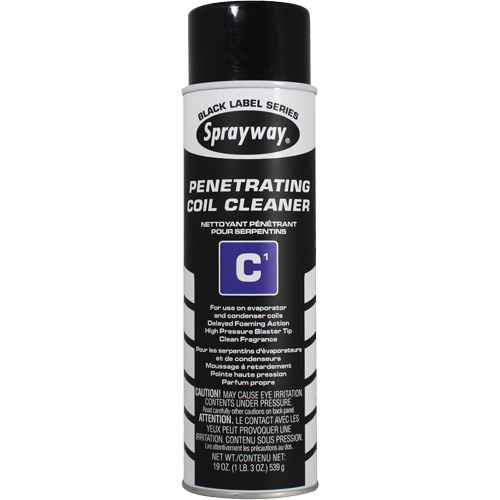 Nettoyant p&eacute;n&eacute;trant pour serpentins C1, 19 oz liq., Canette a&eacute;rosol Duraquip Inc