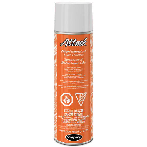 Purificateur d'air, &eacute;clat d'orange, Canette a&eacute;rosol Duraquip Inc