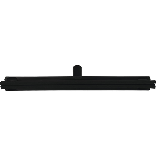 Fixed Head Food Hygiene Floor Squeegee, 20", Black Duraquip Inc
