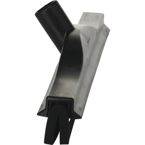 Fixed Head Food Hygiene Floor Squeegee, 20", Black Duraquip Inc