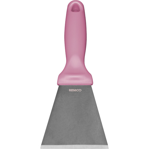 Grand racloir en acier inoxydable, Rose, 3" la x 9" lo Duraquip Inc