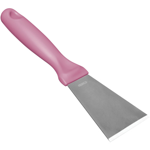 Grand racloir en acier inoxydable, Rose, 3" la x 9" lo Duraquip Inc