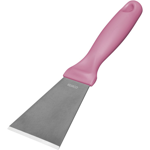 Grand racloir en acier inoxydable, Rose, 3" la x 9" lo Duraquip Inc