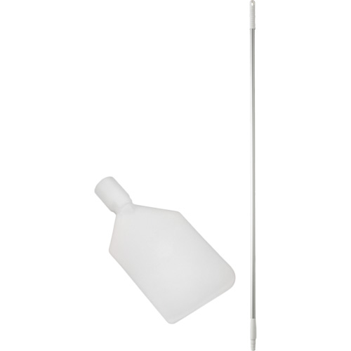 Grattoir &agrave; palette avec manche, Blanc, 4-1/3" la x 59" lo Duraquip Inc