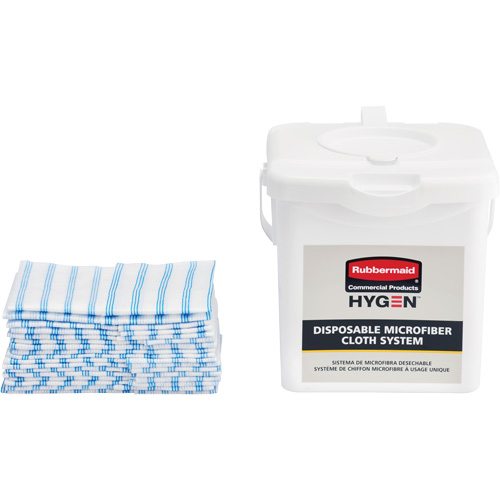 Microfibre Cloth Charging Bucket, White Duraquip Inc