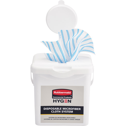 Microfibre Cloth Charging Bucket, White Duraquip Inc