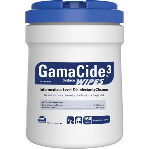 GermiCide3  Multi-Surface Disinfectant, 160 Count Duraquip Inc