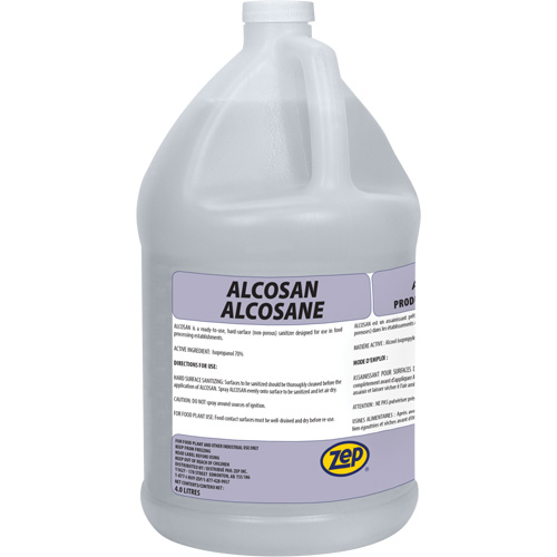 D&eacute;sinfectant de surfaces dures Alcosan, 4 L, Cruche Duraquip Inc