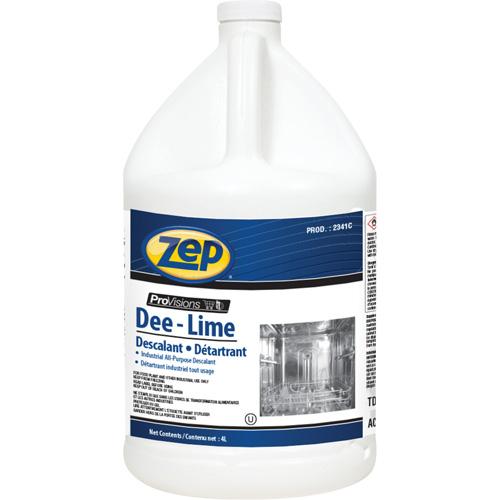 Dee-Lime Acidic Cleaner, 4 L, Jug Duraquip Inc