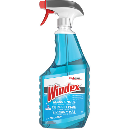 Nettoyant pour verre Windex avec Ammonia-D, 32 oz liq., Bouteille &agrave; g&acirc;chette Duraquip Inc
