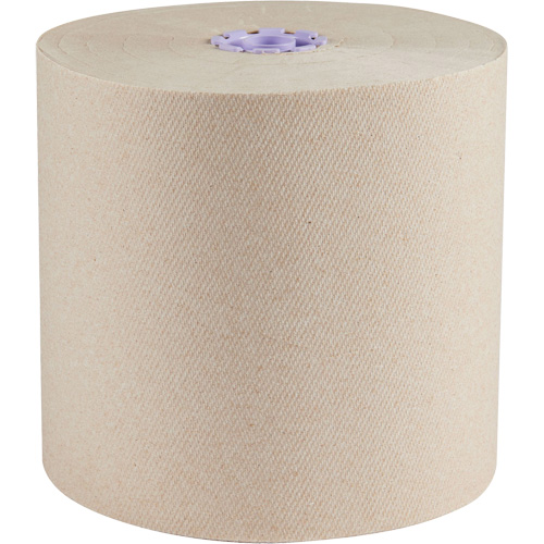 Essential 100% Recycled Brown Hard Roll Towels, 1 Ply, Standard, 700' L Duraquip Inc
