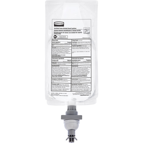 Alcohol-Based Foam Sanitizer, 1000 ml, Refill, 75% Alcohol Duraquip Inc