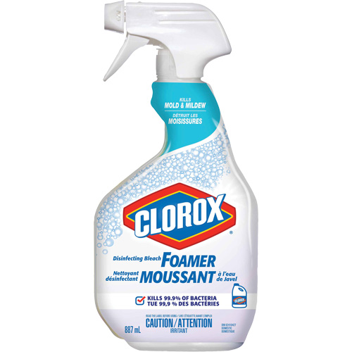 Disinfectant Bleach Foamer, 887 ml, Trigger Bottle Duraquip Inc